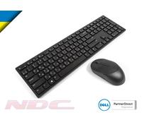 DELL KM5221W UKRAINIAN Pro Wireless Keyboard & Mouse Combo Bundle, Black