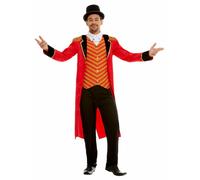 Mens Adults Circus Ringmaster Fancy Dress Costume Medium