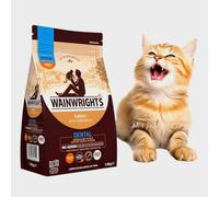 New Dental Dry Adult Cat Food Wainwright's Grain Free Help to keep your cat's teeth healthy1.5kg