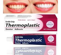 New Denture Adhesive Cream, Long-Lasting Fixative Cream to Secure Dentures,False Teeth Adhesive, Thermoplastic Denture Adhesive, Den/tal Glue, D/enture Repair Glu-e,Den/ture Fixative,28g,1pcs