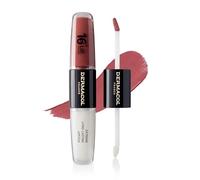 NEW Dermacol - 16-Hour Lip Colour, Highly Pigmented Glossy Lip Stain, Two-Phase Lip Plumper Gloss, Kissproof Lip Makeup Products with Matte and Glitter Finish, n.33