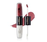 NEW Dermacol - 16-Hour Lip Colour, Highly Pigmented Glossy Lip Stain, Two-Phase Lip Plumper Gloss, Kissproof Lip Makeup Products with Matte and Glitter Finish, n.35