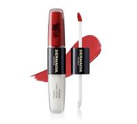 NEW Dermacol - 16-Hour Lip Colour, Highly Pigmented Glossy Lip Stain, Two-Phase Lip Plumper Gloss, Kissproof Lip Makeup Products with Matte and Glitter Finish, n. 34