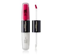 NEW Dermacol - 16-Hour Lip Colour, Highly Pigmented Glossy Lip Stain, Two-Phase Lip Plumper Gloss, Kissproof Lip Makeup Products with Matte and Glitter Finish, n.8