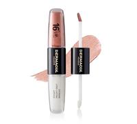 NEW Dermacol - 16-Hour Lip Colour, Highly Pigmented Glossy Lip Stain, Two-Phase Lip Plumper Gloss, Kissproof Lip Makeup Products with Matte and Glitter Finish, n.5