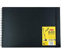 New Derwent Black Book Sketch Book A3 Landscape These Wire Bound Hard Back Sk U
