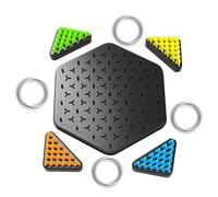 New Desktop Parent-Child Puzzle Chain Chess, Chain Chess Game, Children's Rubber Band Intelligent Triangle Toy