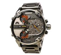 NEW DIESEL MENS WATCH DZ7315 XL 57MM STAINLES STEEL GUNMETAL GREY TONE GENUINE