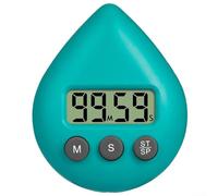 New Digital Shower Timer with Suction Cup Waterproof and Anti-Fog Five Color Waterproof Energy Saving Visual Digital (green)