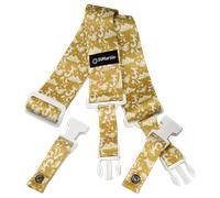 NEW Dimarzio UTOPIA White/Gold Steve Vai Cliplock Strap Ibanez PIA Jem Swirl 7V