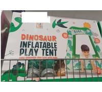 New Dinosaur Inflatable Play Tent, Get Ready for Dino-Mite Adventures, Spacious, Dinosaur-Themed Playhouse is Designed for Kids to Explore, Play, and Learn, Made with Durable, Easy-to-Clean.