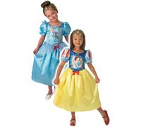 NEW Disney Princess Cinderella to Snow White Reverse Girls Rubies Fancy Dress