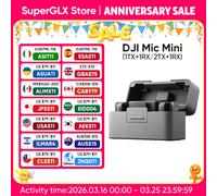 New DJI Mic Mini (2TX+1RX+Charging Case) Wireless Microphone with Intelligent Noise Cancelling High-Quality Audio DJI Original Mic Mini 1TX 1RX