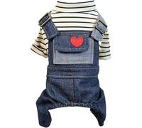 New Dog Comfortable Soft Overalls Puppy Cute Sweater Shirt Corduroy Pants One-Piece Outfit Pet Stylish Winter Clothes for Small Dogs Chihuahua Dachshund Daily Holiday Jumpsuit Costum(Size:L,Color:Z#)