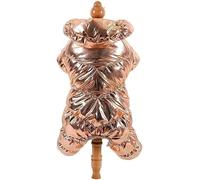 New Dog Winter Jacket Glossy Padded Jacket Cold Weather Jumpsuit Puppy Soft Cold Weather Warm clothing suitable for dogs Stylish and easy to clean(Size:2XL,Color:Tyrant Gold)