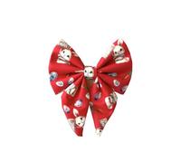 New Dogs Bow Tie Bowtie Sailor Easter Rabbit EGGS carrots RED Elastic Band ACCESSORY UK (Happy Easter Medium)