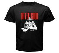 New DR. Feelgood British Pub Rock Band *Stupidity Men's Black T-Shirt Size S-3XL