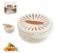 New Draining Basket with Lid, 2 in 1 Multi-Functional Drain Basket, Portable Storage Kitchen Sink Drain Basket for Vegetable Washing, Fruit, Freezer Snacks Container (1pc, Brown)