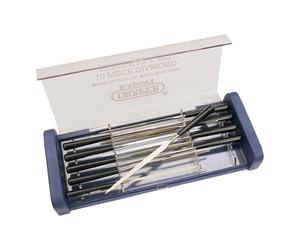 NEW Draper Diamond Needle File Set 140mm 10 Piece Chrome Plate & Diamond Coated