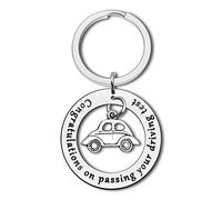 New Driver Keyring for Boyfriend Girlfriend New Driver Gifts for Son Daughter Sweet 16 Birthday Gifts Congratulations on Passing Your Driving Test Keychain High School Graduation Keyring for Daughter