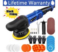 Detailing Car Polisher Buffer Sander 5000W Rotary Polishing Machine 5" Pad Kit
