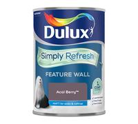 NEW Dulux Simply Refresh One Coat Feature Wall 1.25L job done in one coat