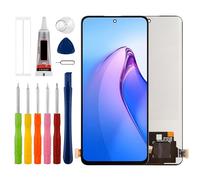 [New] Duotipa TFT LCD Display Touch Screen Digitizer Assembly Replacement for Oppo Reno 8 Pro 5G 2022 CPH2357 6.7'' with Technical Repair Tools Kit-No Fingerprint Function.