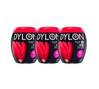 New Dylon 350g Tulip Red Machine Dye Pod 3 Pack