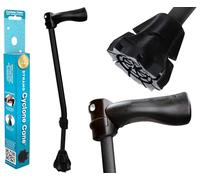 New Dynamo Cyclone Walking Cane is The Most Modern Cane Tech Ever. It’s Balanced, Adjustable, and Sports A Larger All-weather Walking Tip. The Only Cane You’ll Need (Black)