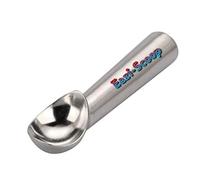 NEW! Eazi Scoop ice cream scoop with a Special Gel Filling easily scoops even the hardest of ice cream. No need to warm under a hot tap as it works by just the warmth of the hand on the handle.