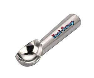 NEW! Eazi Scoop ice cream scoop with a Special Gel Filling easily scoops even the hardest of ice cream. No need to warm under a hot tap as it works by just the warmth of the hand on the handle.