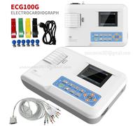 NEW ECG100G ECG Machine 1 Channel EKG monitor Cardiac Electrocardiograph Printer
