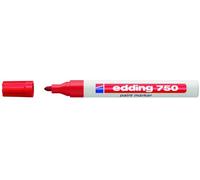 New , Edding 750 Paint Markers Bullet Tip 2-4mm Line Red Ref 750-002 [Pack 10]