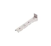 New Edge Blinds Aluminium Fixed Curtain Track (White, Double Face Support)