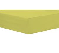 New Edge Blinds Basics Extra Deep Fitted Sheet in Ochre - Double in Mustard | Size: Small Double New Edge Blinds Mustard Small Double