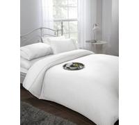 New Edge Blinds Carlton Collection Duvet Set in White | Size: Super King New Edge Blinds White Super King