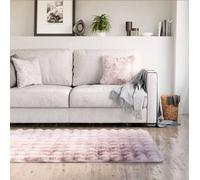 New Edge Blinds Deluxe Fur Rug in Pink | Size: 120 cm x 170 cm New Edge Blinds Pink 120 cm x 170 cm