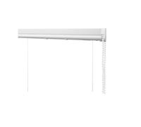 New Edge Blinds Deluxe PVC Cassette Roman Blind Kit with White Chain (250cm Drop) | Size: 90 cm New Edge Blinds White 90 cm