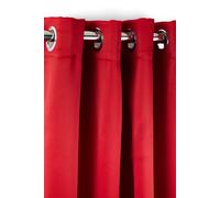 New Edge Blinds Essential Woven Thermal Blackout Eyelet Curtains in Red | Size: 117 cm width x 183 cm drop New Edge Blinds Red 117 cm width x 183 cm drop