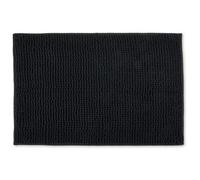 New Edge Blinds Marlow Collection Soft Touch Non-Slip Bathroom Rug in Black | Size: 45 cm width x 75 cm drop New Edge Blinds Black 45 cm width x 75 cm drop
