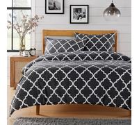 New Edge Blinds Marrakesh Printed Duvet Set in Grey - Single New Edge Blinds Grey Single