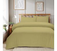 New Edge Blinds Mayfair Stripe Duvet Set in Natural - Double in Beige New Edge Blinds Beige Double