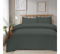Mayfair Stripe Duvet Set In Grey - King