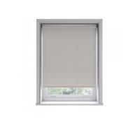 55Cm No Drill Self Adhesive Mink Thermal Blackout Roller Blind (170Cm Drop)