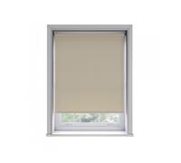 85Cm No Drill Self Adhesive Taupe Thermal Blackout Roller Blind (170Cm Drop)