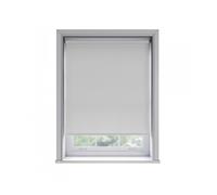 NewEdgeBlinds No Drill White Thermal Blackout Roller Blind (170cm Drop) - 85cm