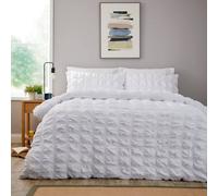 New Edge Blinds Soho Duvet Set in White | Size: King New Edge Blinds White King