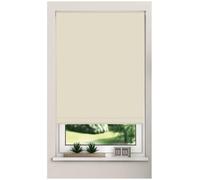 New Edge Blinds Thermal Blackout Roller Trimmable Blinds 165cm Drop in Natural | Size: 115 cm width x 165 cm drop New Edge Blinds Natural 115 cm width x 165 cm drop