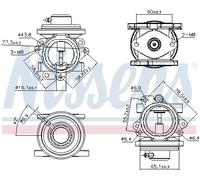 NISSENS 98294 EGR valve
