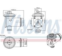 NISSENS 98352 EGR valve